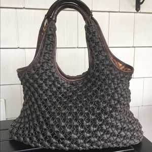 Banana Republic chocolate brown handbag